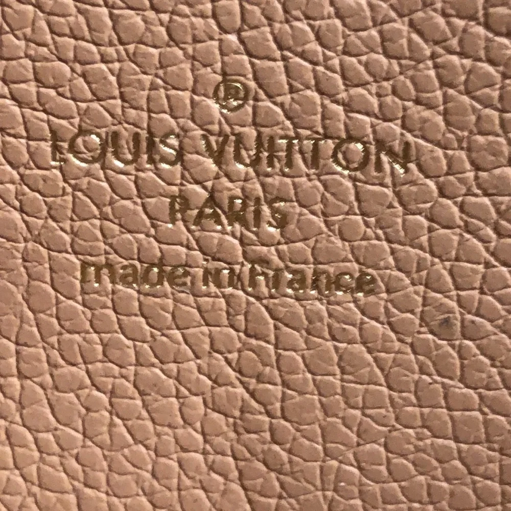 Authentic Louis Vuitton Clemence Wallet Leather Empreinte Giant Bicolor Cream - Picture 4 of 4